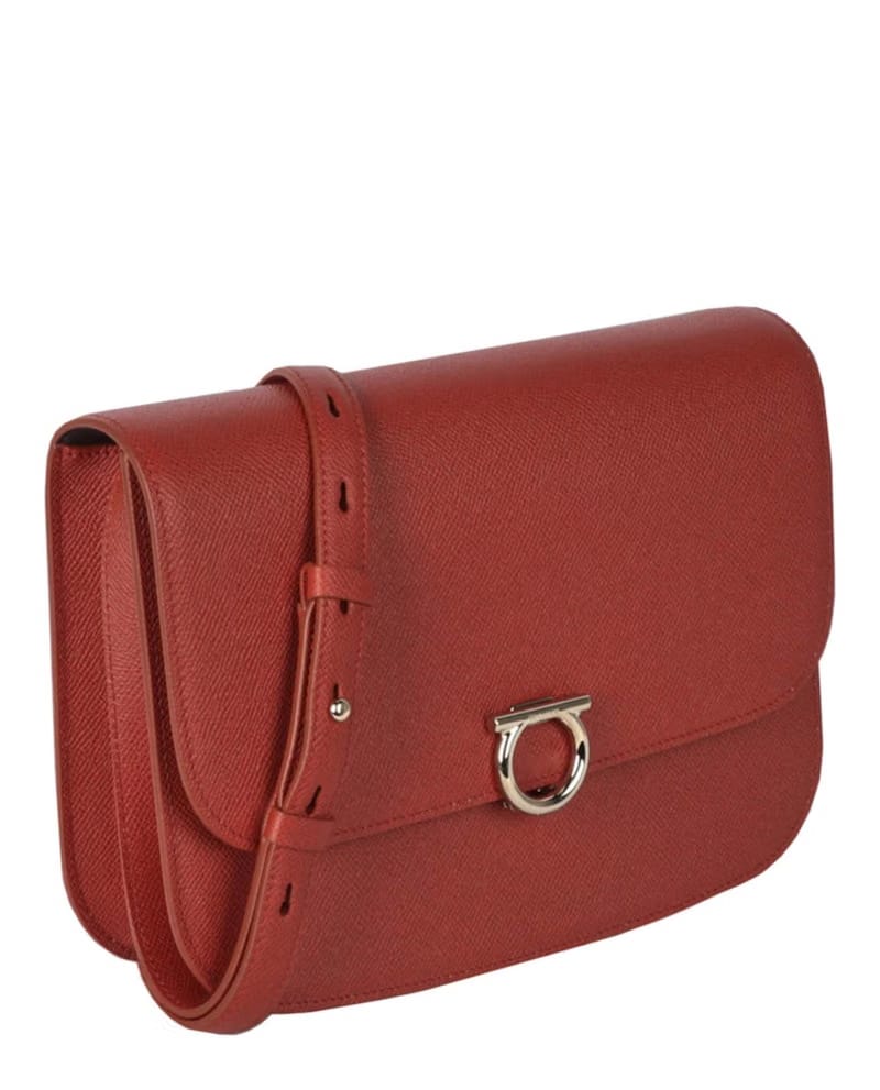 Ferragamo Gemini Crossbody Terracotta