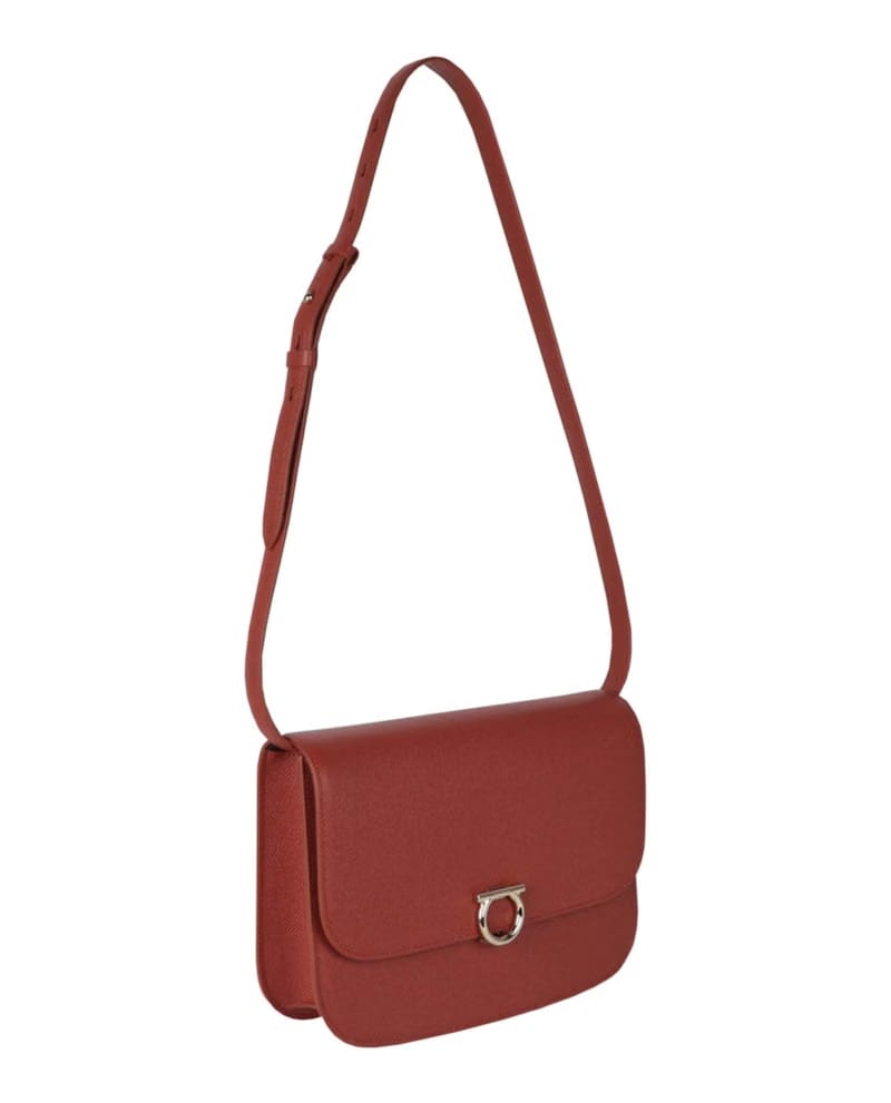 Ferragamo Gemini Crossbody Terracotta