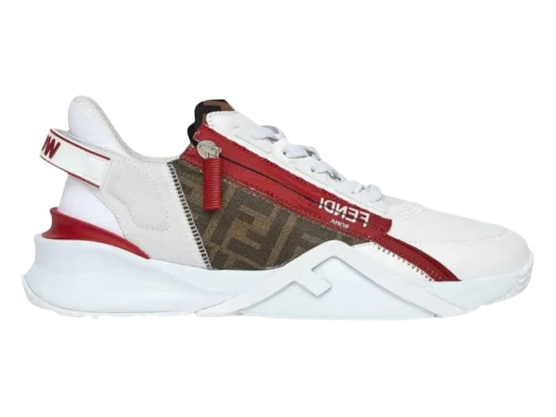 Fendi Flow Slip On White