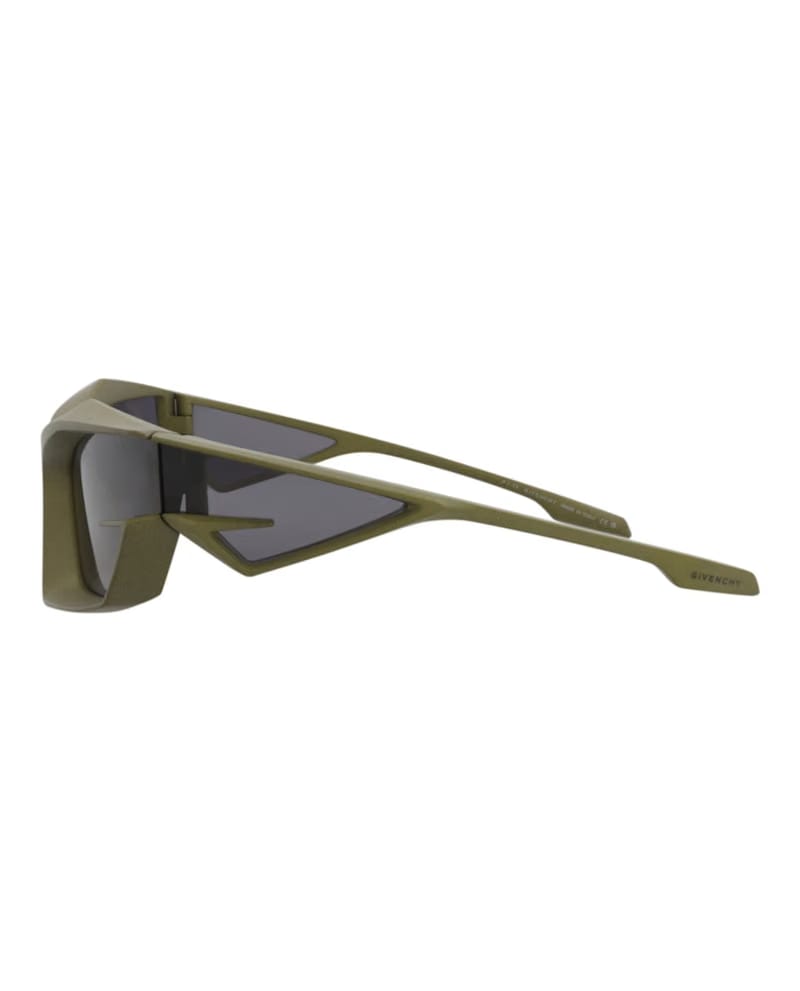 Givenchy Shield-Frame Acetate Sunglasses Green Green Smoke (GV40049I-69-97A)
