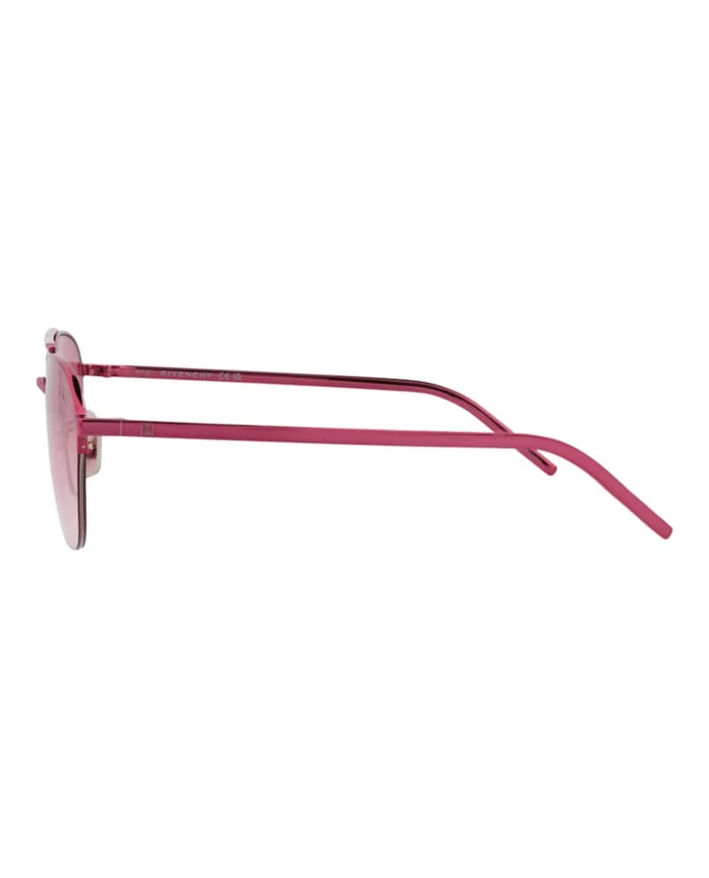 Givenchy Aviator-Frame Metal Sunglasses Pink Pink Violet (GV40004U-57-72Z)