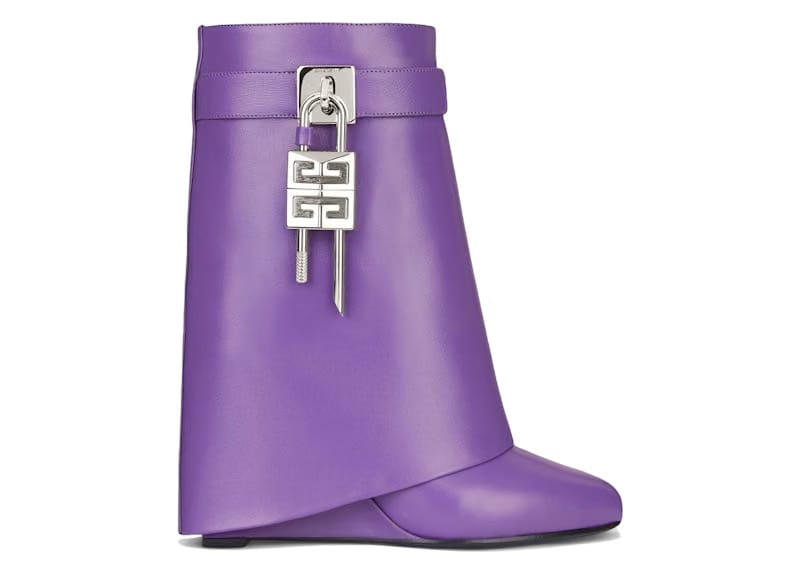 Givenchy Shark Lock Pant Ankle Boots Ultraviolet (Women's)
