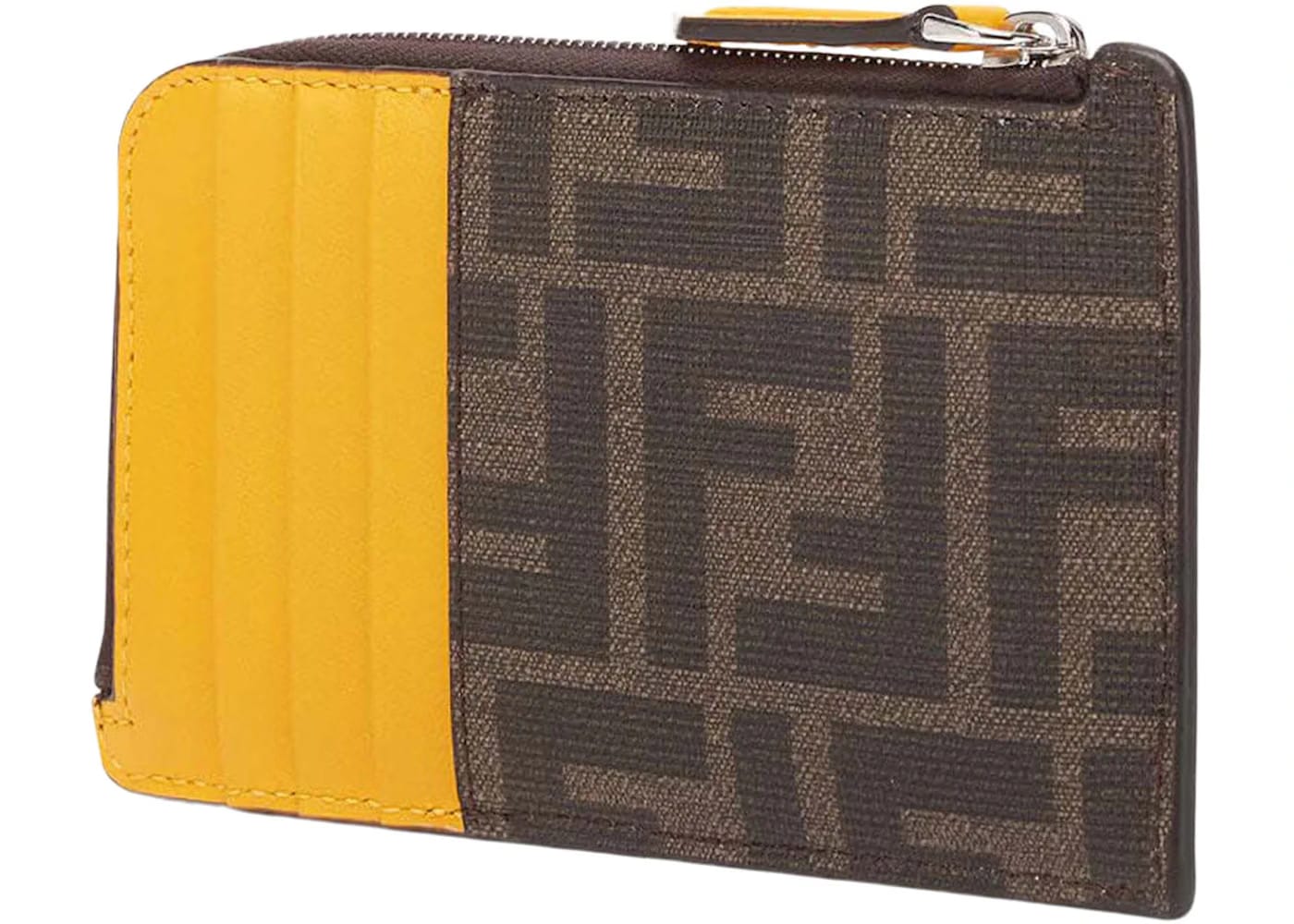 Fendi x FRGMT x Pokemon FF Fabric Card Holder Card Case Brown