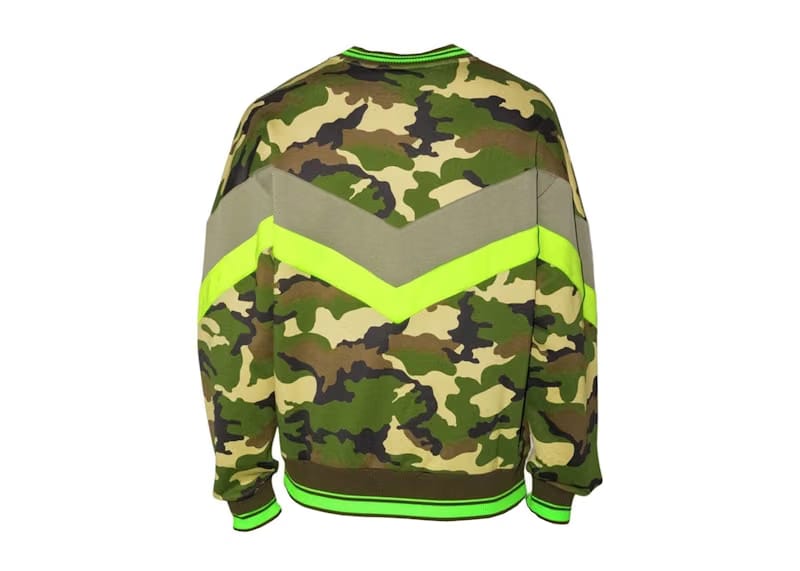 Dolce & Gabbana Heart Logo Plaque Sweatshirt Green/Multi