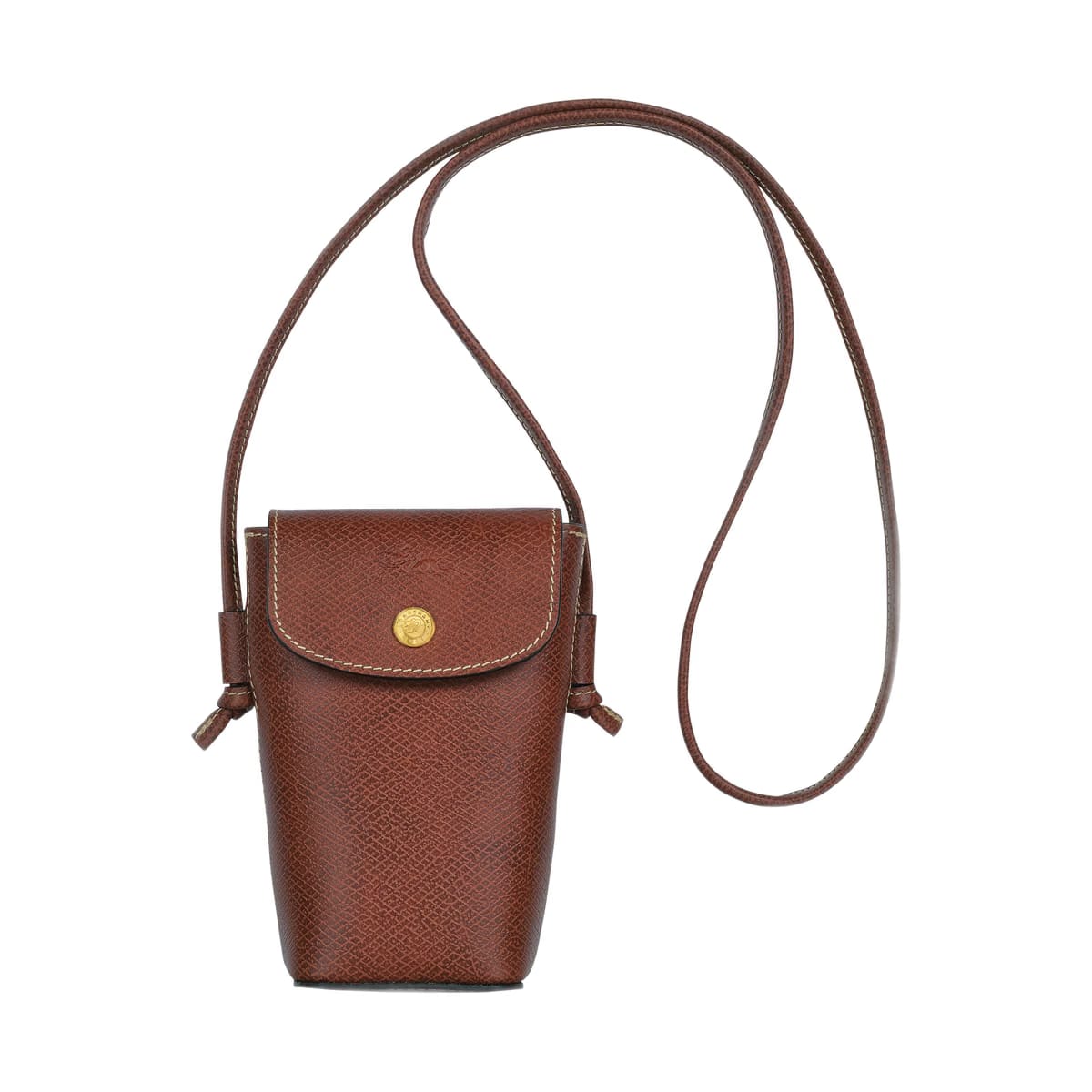 Longchamp Epure Phone case Brown