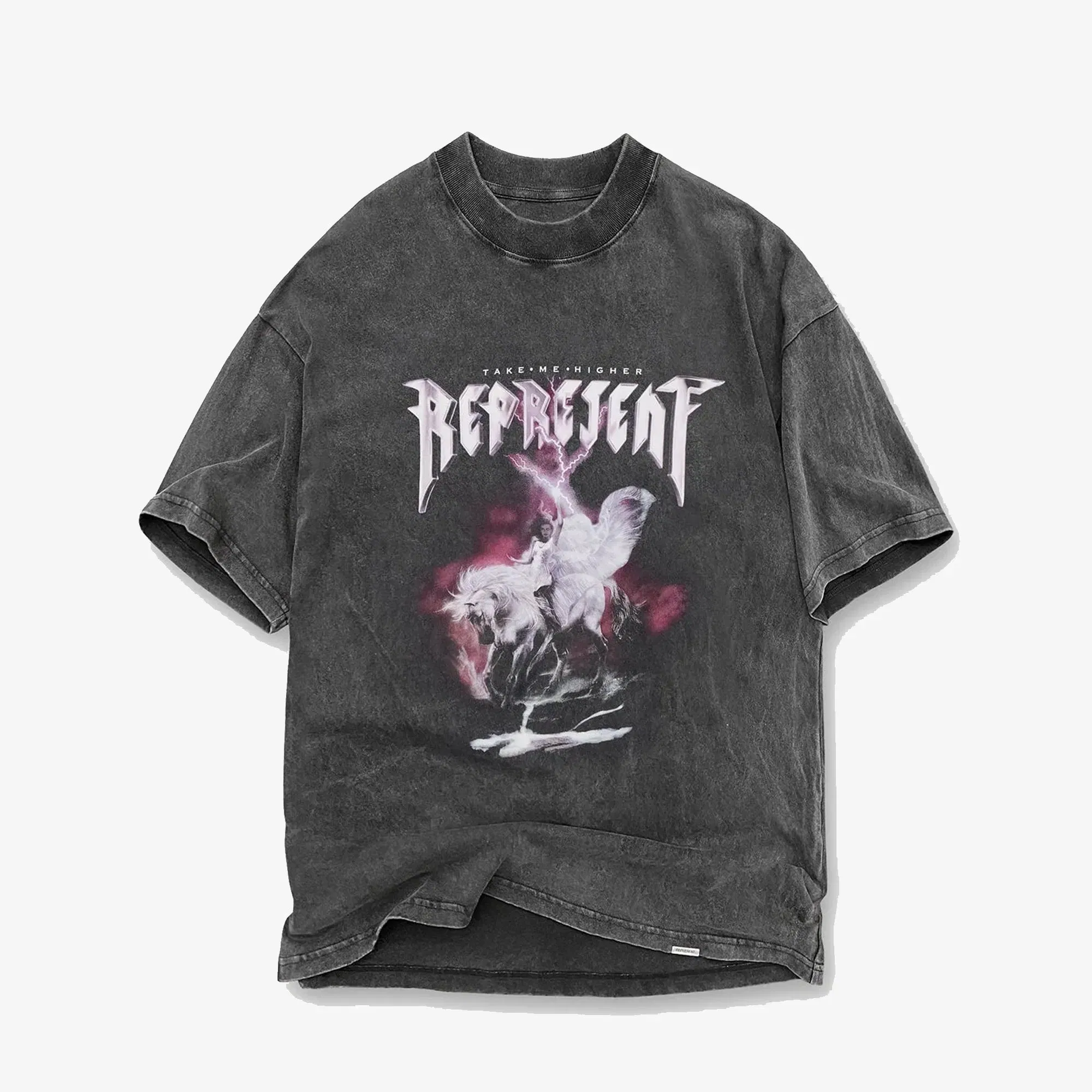 Represent Take Me Higher T-Shirt Vintage Grey