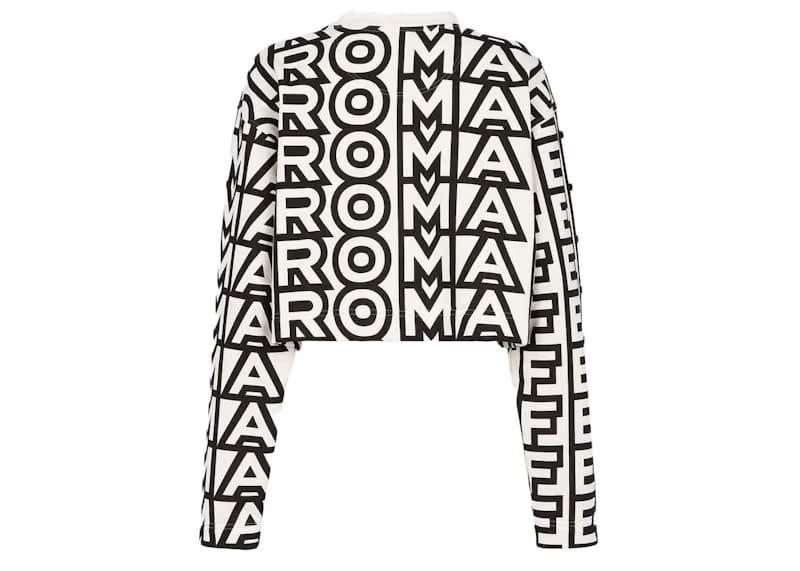 Fendi by Marc Jacobs Two-tone Jersey Sweatshirt Multicolor