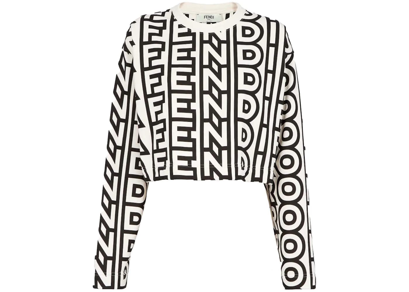 Fendi by Marc Jacobs Two-tone Jersey Sweatshirt Multicolor