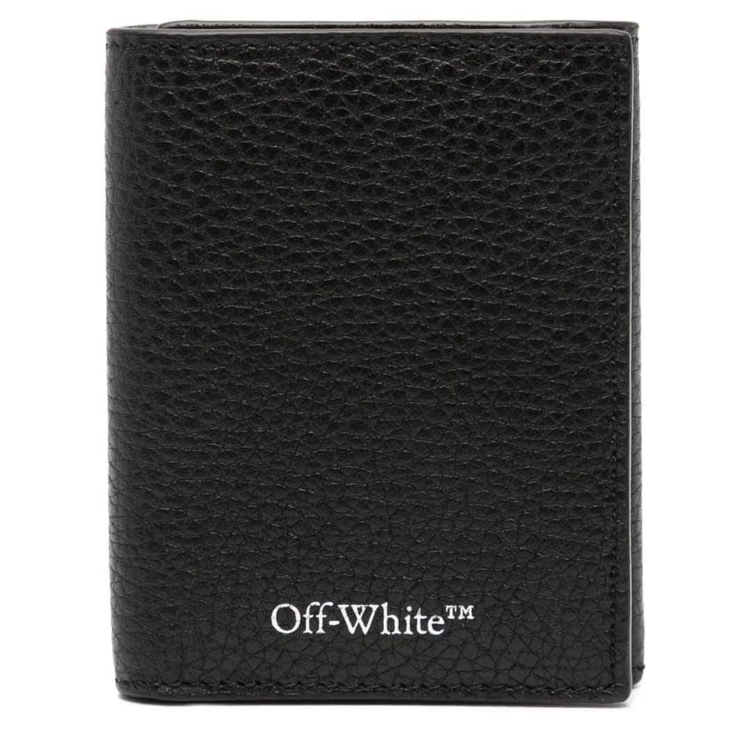 OFF WHITE 3D DIAG STRIPE CARD HOLDER BLACK