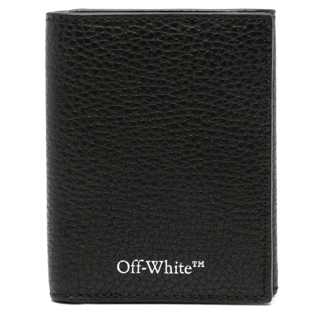 OFF WHITE 3D DIAG STRIPE CARD HOLDER BLACK