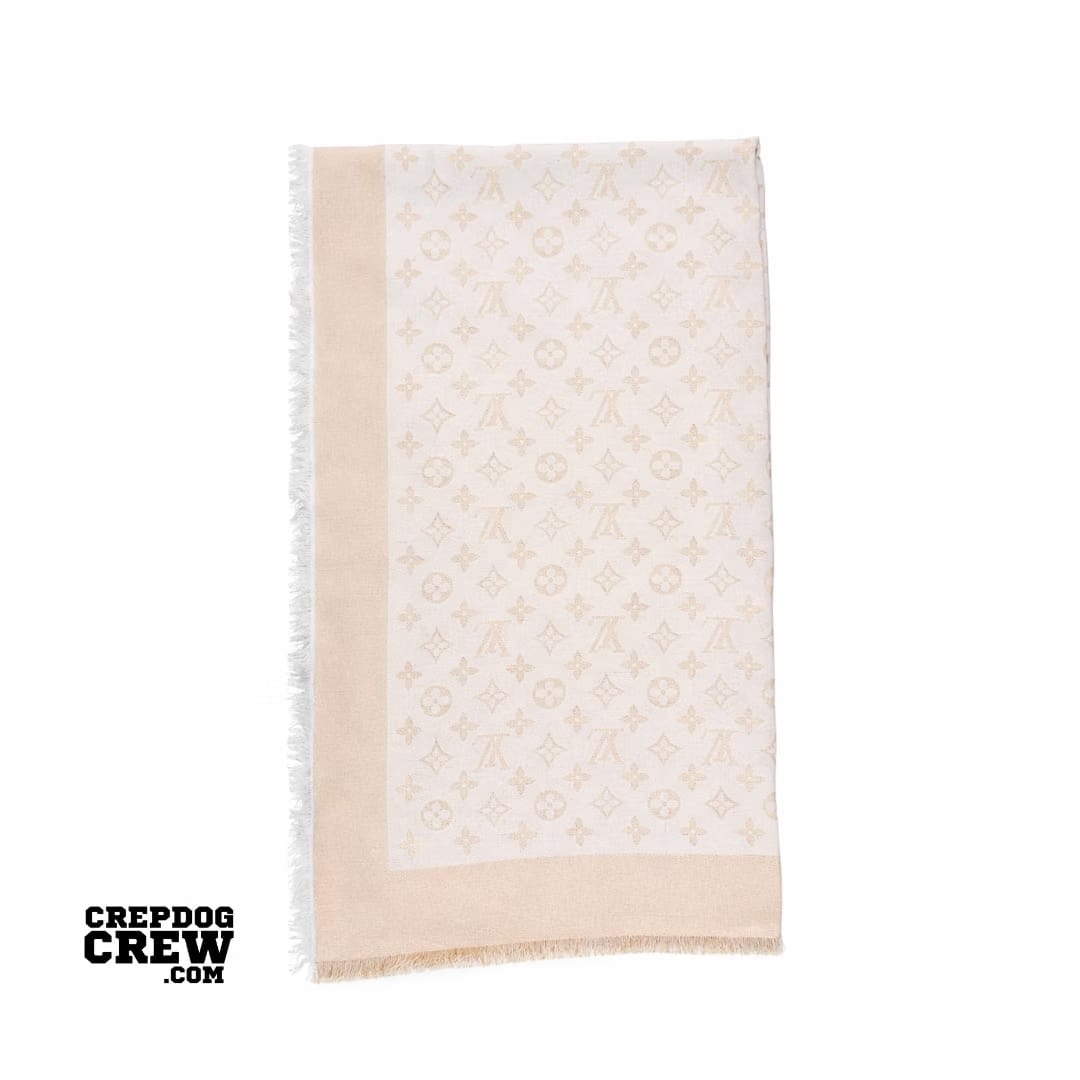 LOUIS VUITTON SCARF CHAMPAGNE GOLD