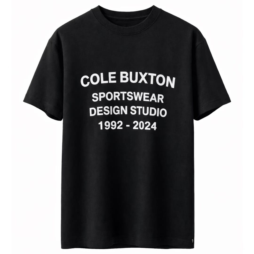 COLE BUXTON DESIGN STUDIOS Tee BLACK
