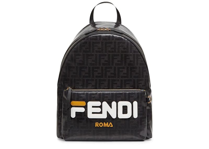 Fendi Mania Backpack FF Black
