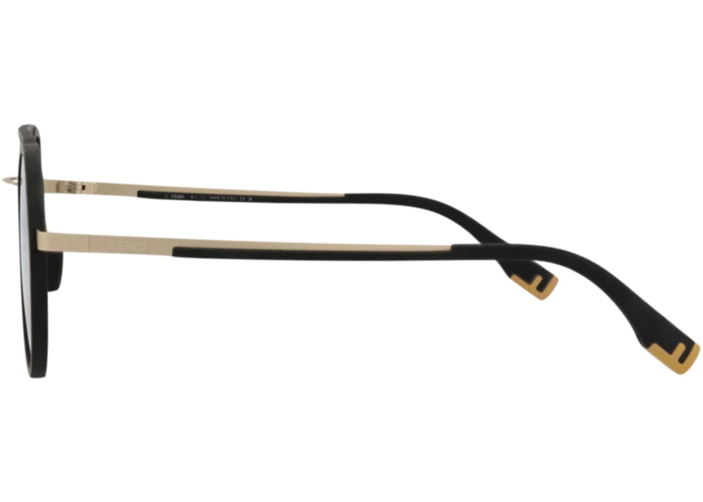 Fendi Aviator Sunglasses Black Black Smoke (FE40040U-51-02C)