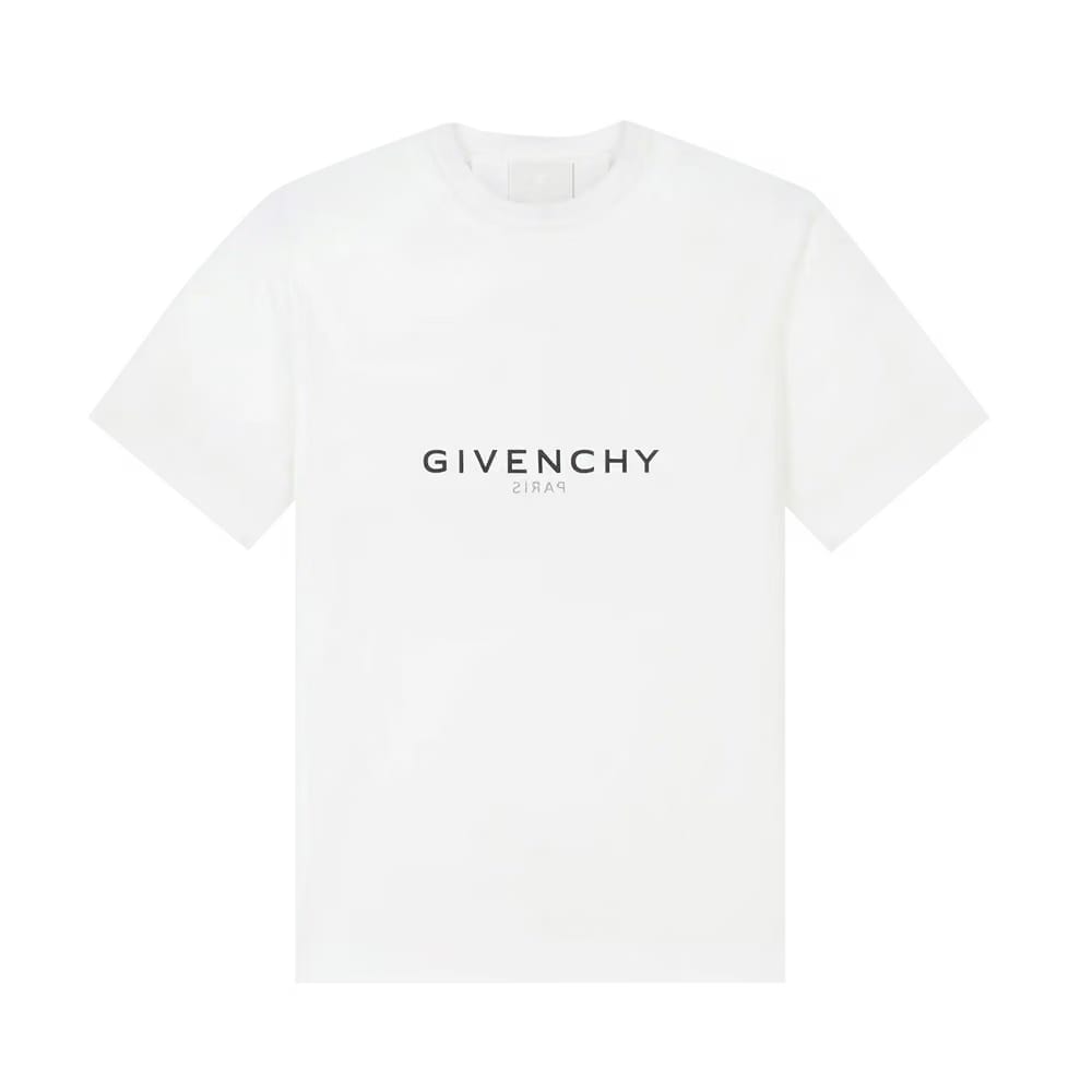 Givenchy Reverse Logo T-Shirt White/Black