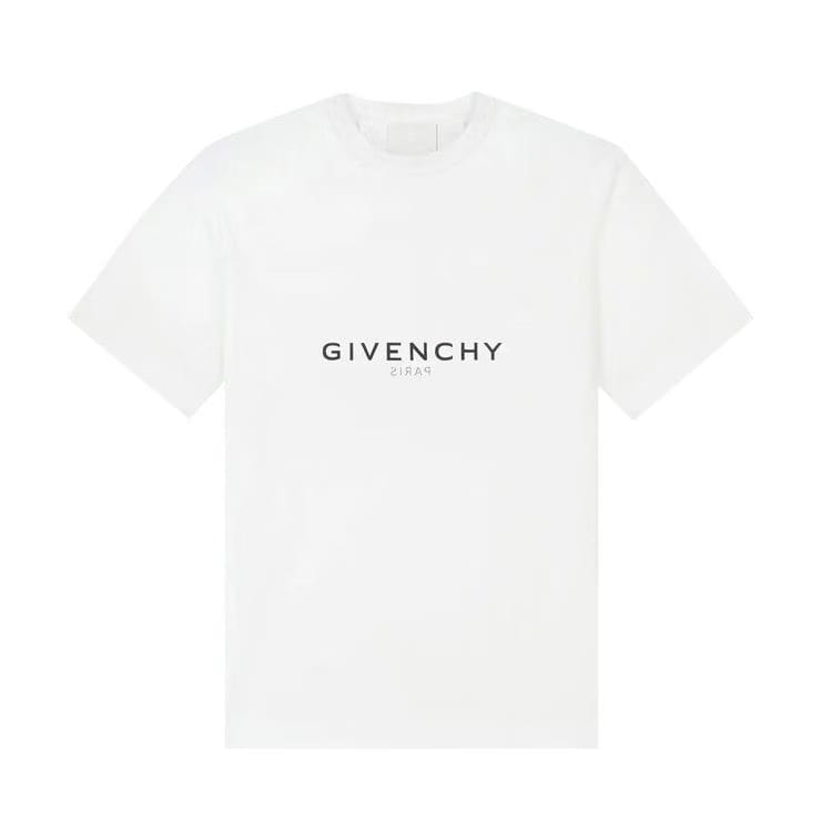 Givenchy Reverse Logo T-Shirt White/Black