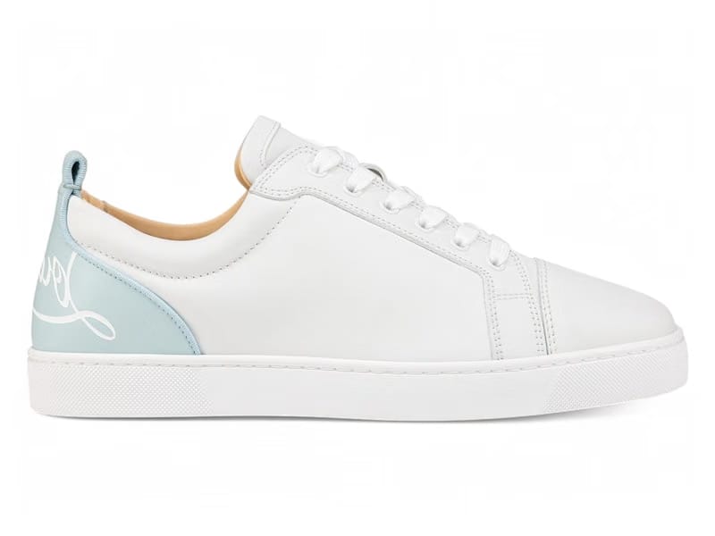 Christian Louboutin Fun Louis Junior Flat White Iceberg