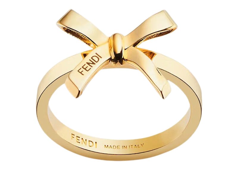 Fendi by Marc Jacobs Fendi Bow Ring Gold-Colored Ring