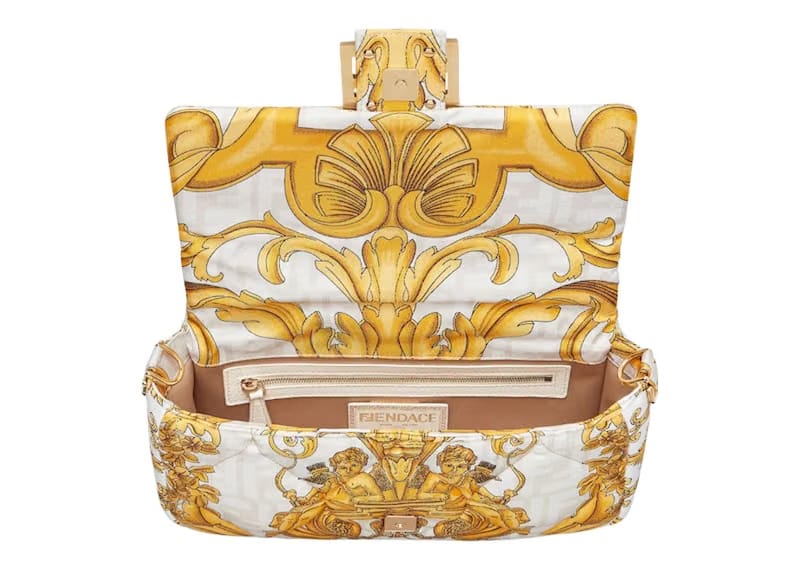 Fendi Fendace Baguette White