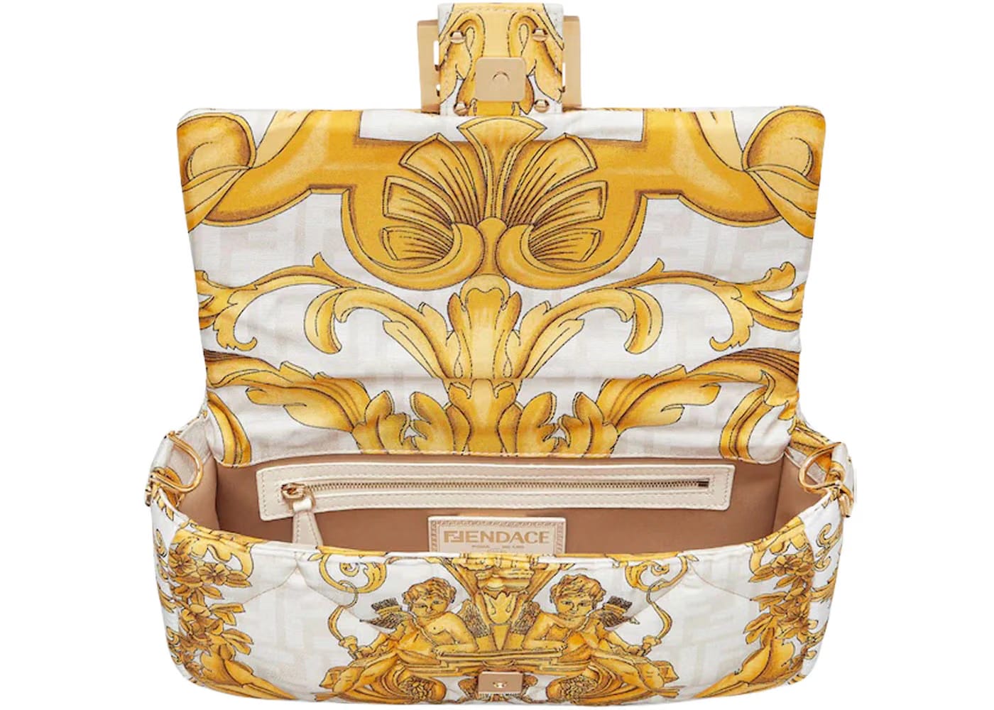 Fendi Fendace Baguette White