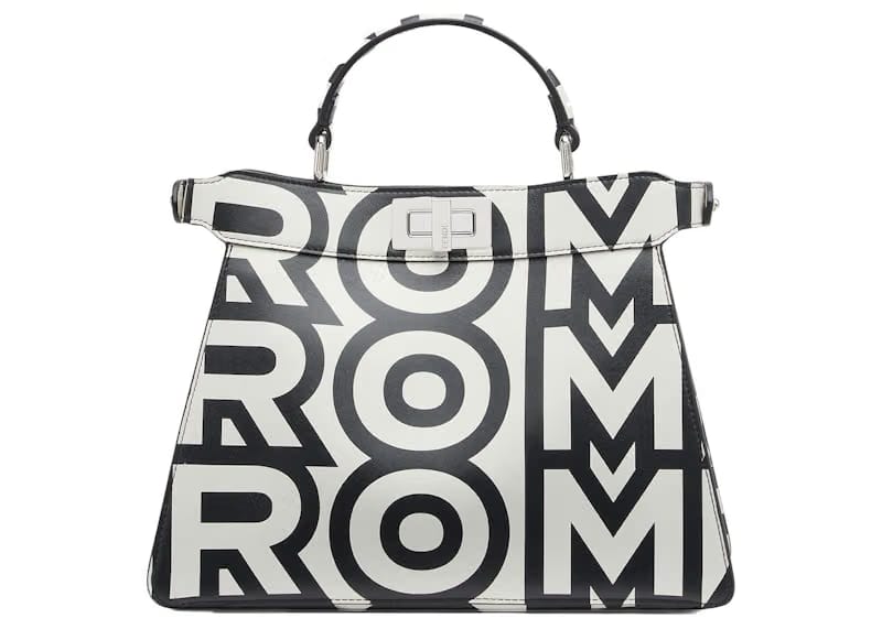 Fendi by Marc Jacobs Peekaboo ISeeU Small Two-Tone Leather Bag