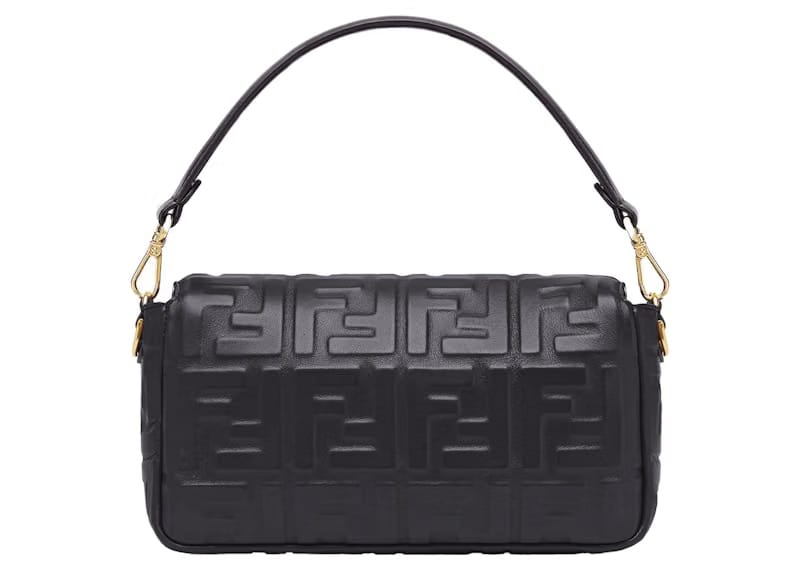 Fendi by Marc Jacobs Baguette Black Leather Bag