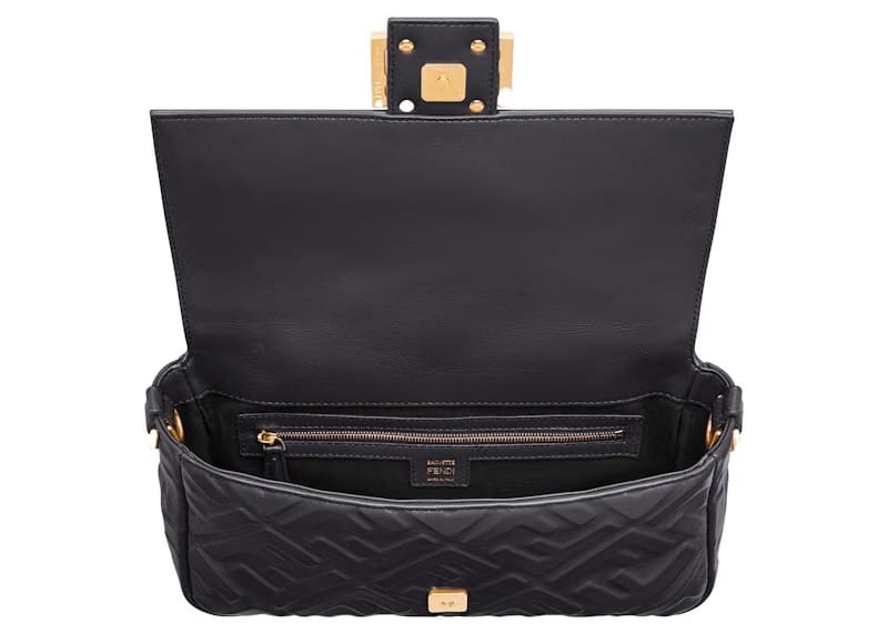 Fendi by Marc Jacobs Baguette Black Leather Bag