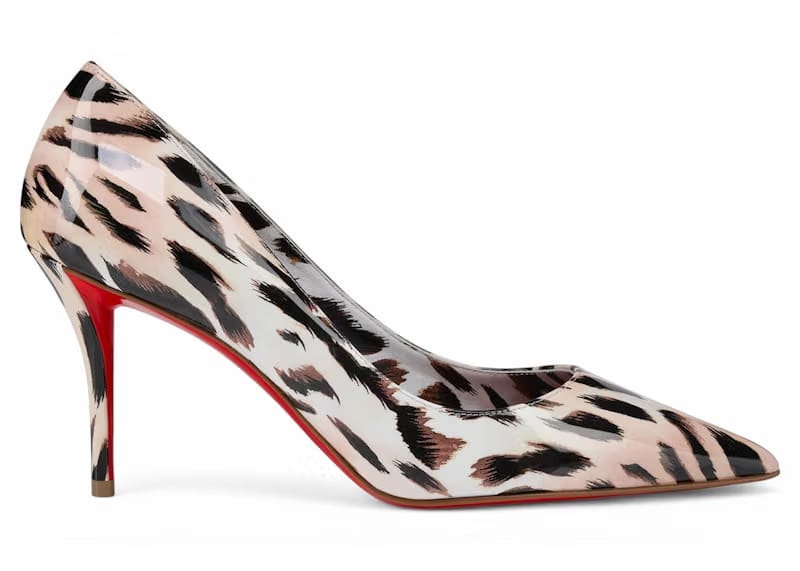 Christian Louboutin Miss Z 80mm Pump Gigi Printed Patent Calf Leather
