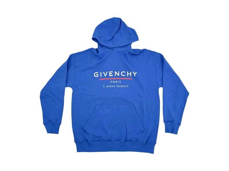Givenchy Address Hoodie Ocean Blue