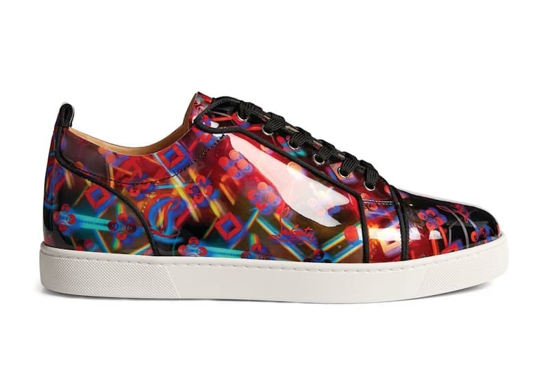 Christian Louboutin Louis Junior Orlato Flat Multi Black
