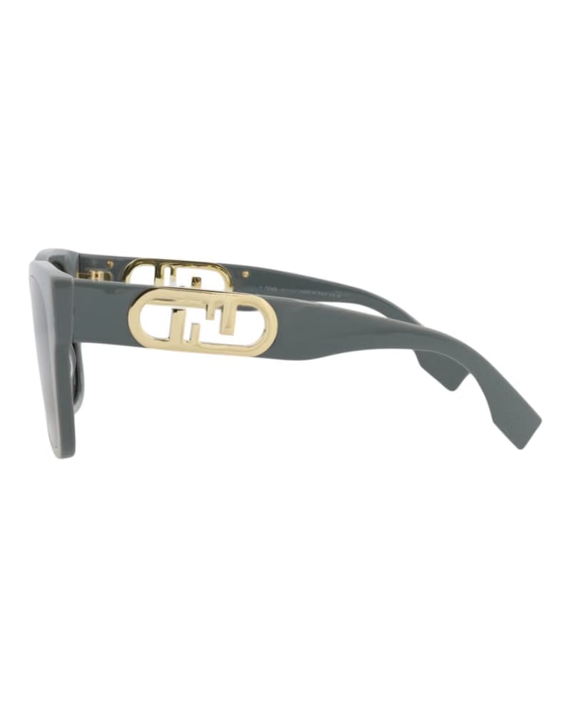 Fendi Square Sunglasses Grey Grey Smoke (FE40063I-54-20A)