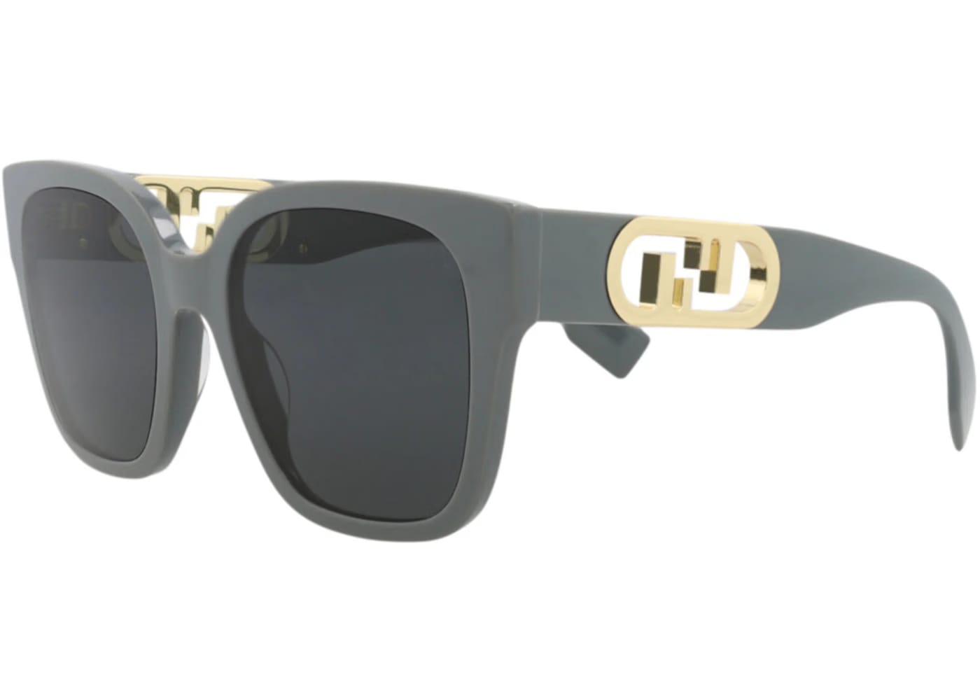 Fendi Square Sunglasses Grey Grey Smoke (FE40063I-54-20A)