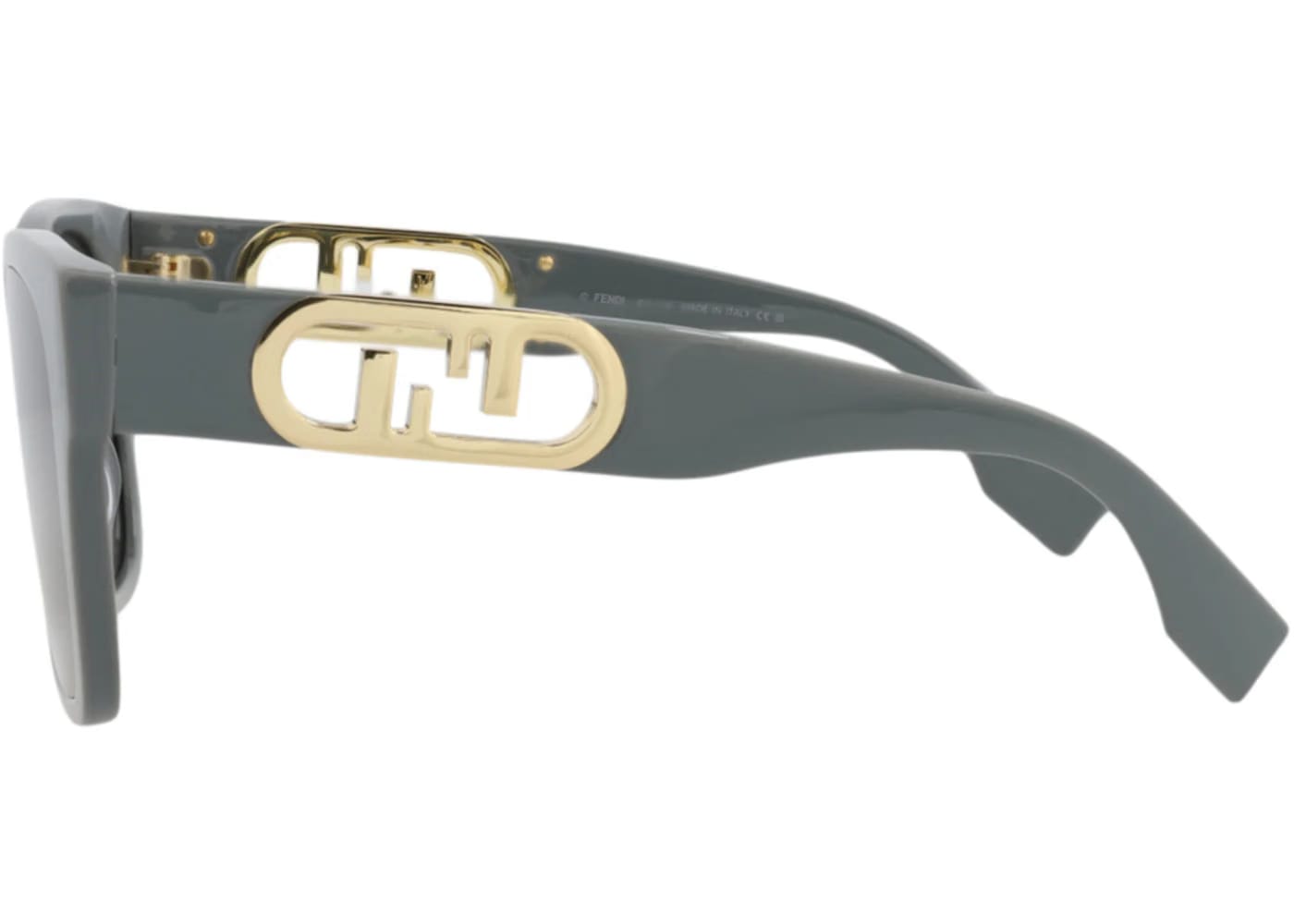 Fendi Square Sunglasses Grey Grey Smoke (FE40063I-54-20A)