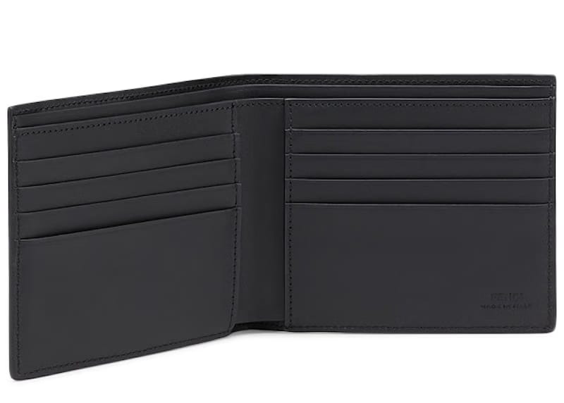 Fendi Bifold Wallet Zucca Embossed Brown/Black