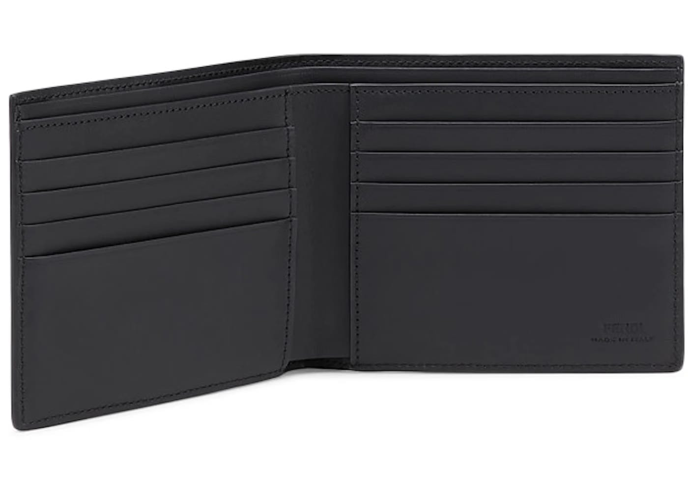 Fendi Bifold Wallet Zucca Embossed Brown/Black