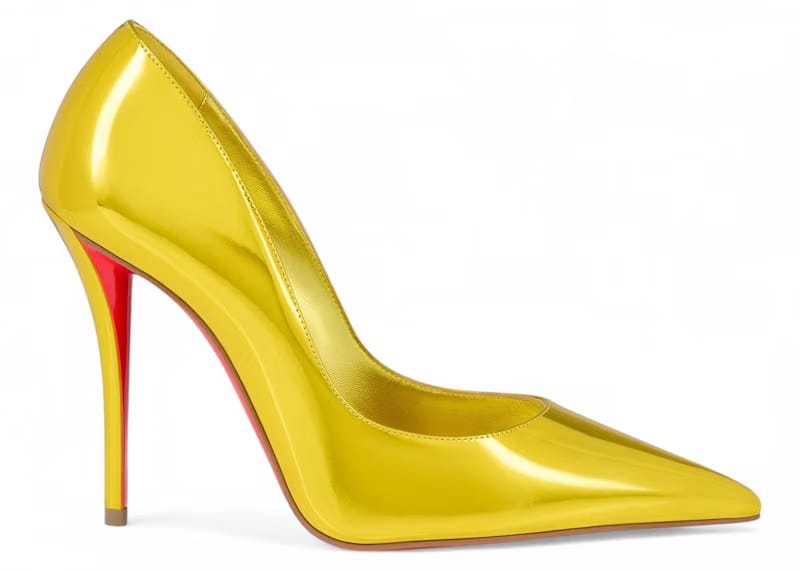 Christian Louboutin Miss Z 100mm Pump Delight Laminated Calf Leather