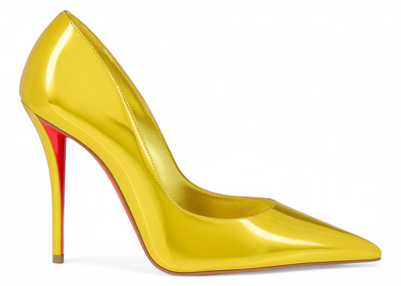 Christian Louboutin Miss Z 100mm Pump Delight Laminated Calf Leather