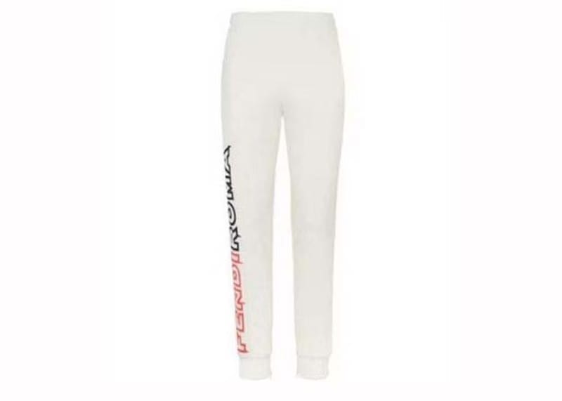 Fendi x Marc Jacobs CNY Inlay Logo Sweatpants White