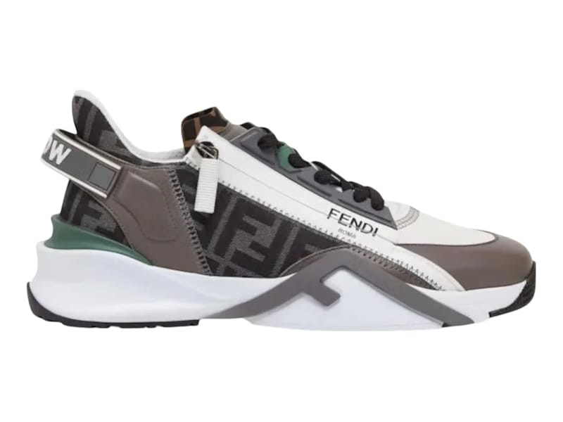 Fendi Flow Slip-On Grey Green