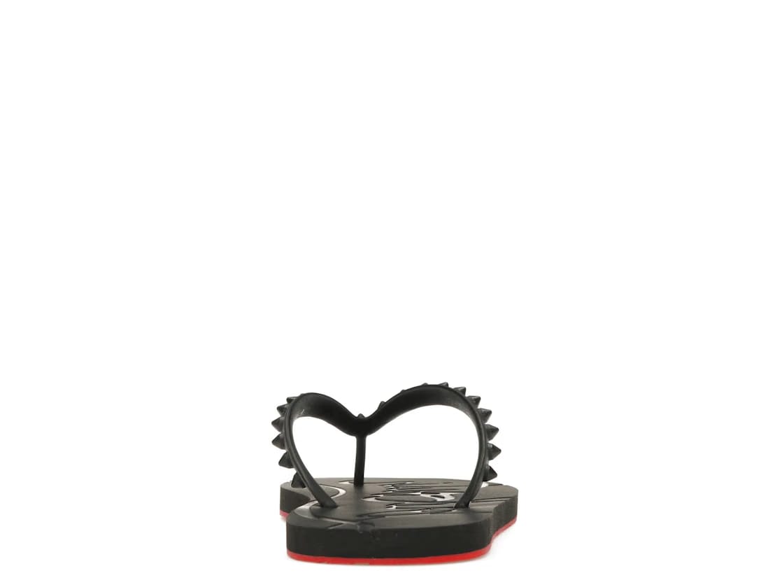 Christian Louboutin Loubi Flip Slide Black Black (Women's)