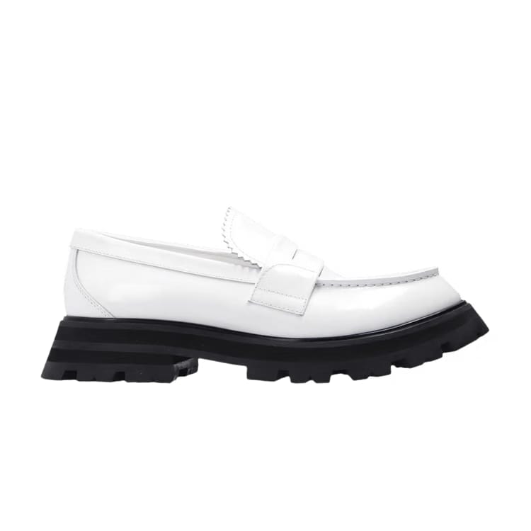Alexander McQueen Wmns Wander Loafer 'White Black'