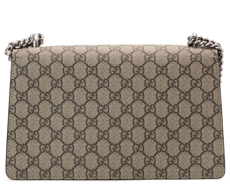 Gucci Dionysus Shoulder Bag GG Supreme Small Taupe