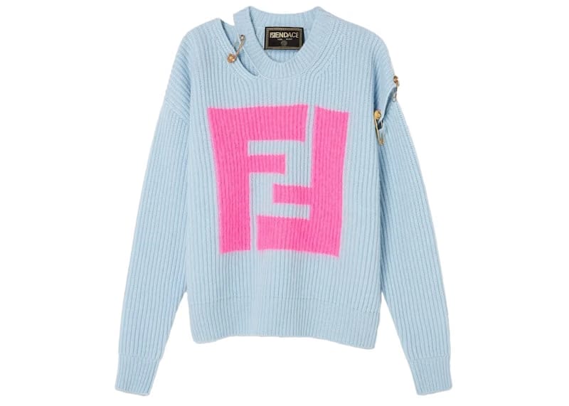 Fendi Fendace Cutout Jumper Blue/Pink