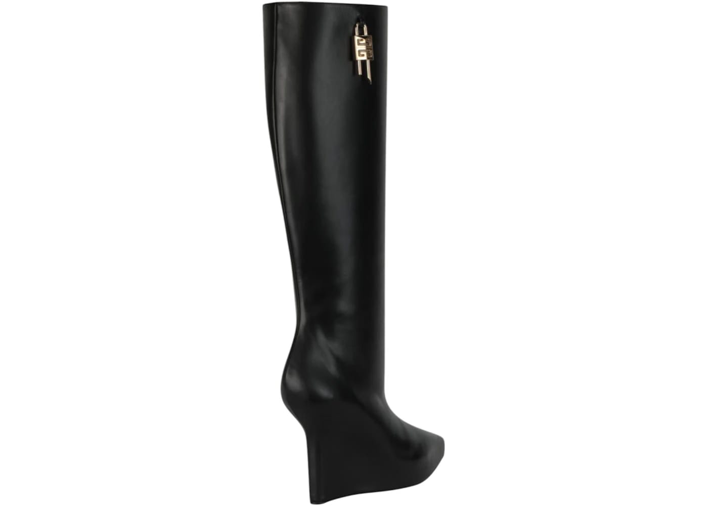 Givenchy G-Lock Knee-High Wedge Boots Black (Women's)