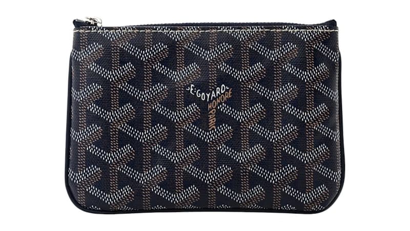 Goyard Senat Pouch Goyardine Mini Navy
