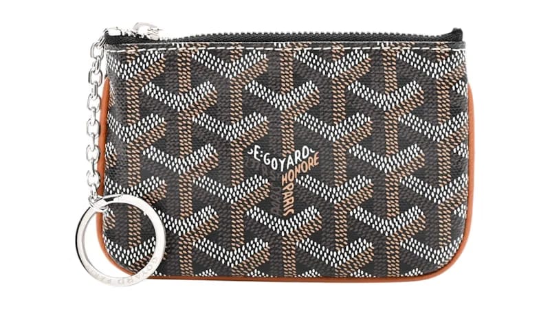 Goyard Sénat Nano Key Pouch Black/Tan