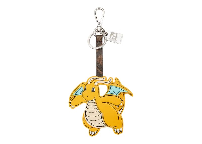 Fendi x FRGMT x Pokemon Nappa Key Ring Yellow