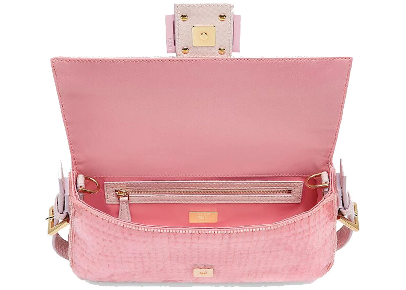 Fendi Baguette 1997 Shoulder Bag Pink