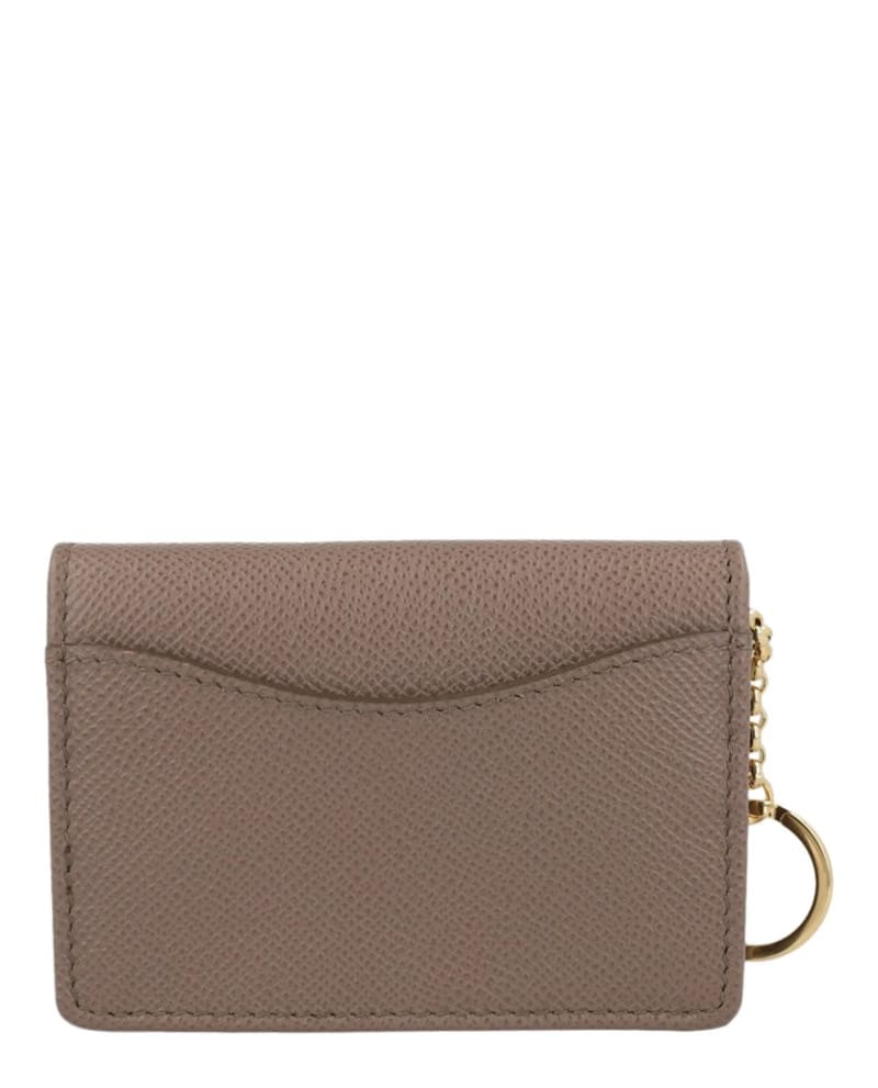 Ferragamo Gancini Clip Coin Pouch Brown