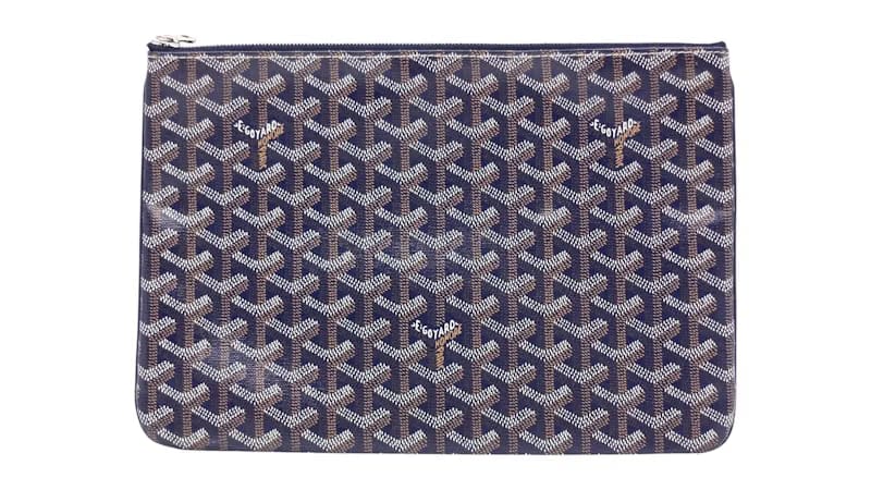 Goyard Senat Pouch MM Navy Blue